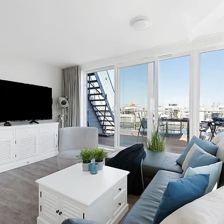 Дом отдыха Harbour View Marina: Dachterrasse, Meerblick, Sauna, Bootsanleger