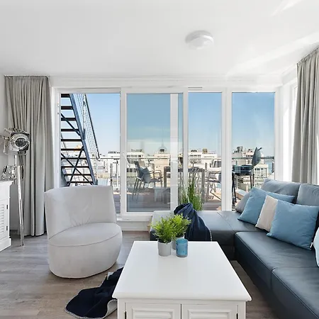 Дом отдыха Harbour View Marina: Dachterrasse, Meerblick, Sauna, Bootsanleger *