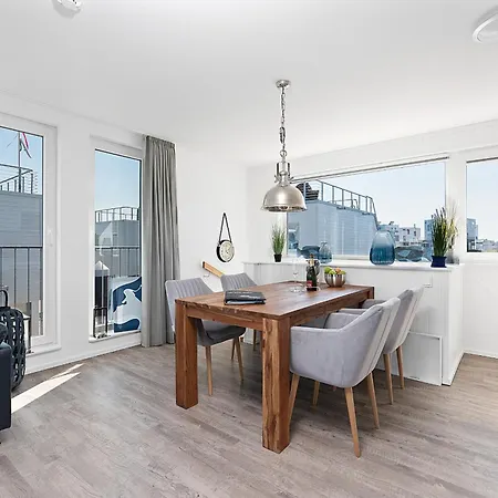 Harbour View Marina: Dachterrasse, Meerblick, Sauna, Bootsanleger Olpenitz
