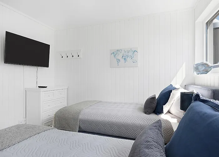 Harbour View Marina: Dachterrasse, Meerblick, Sauna, Bootsanleger Semesterbostad *